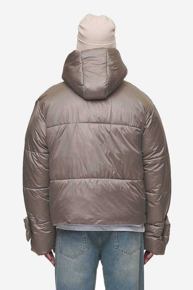 Pegador Garrick Vintage Oversized Puffer Jacket Light Brown Im Verkauf