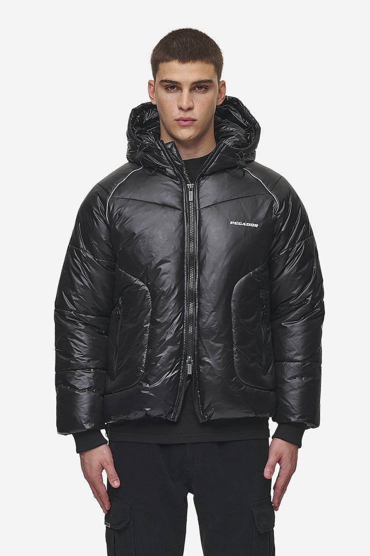 Pegador Toby Raglan Puffer Jacket Black Verkauf