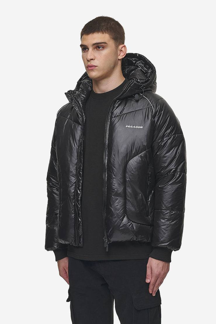 Pegador Toby Raglan Puffer Jacket Black Verkauf