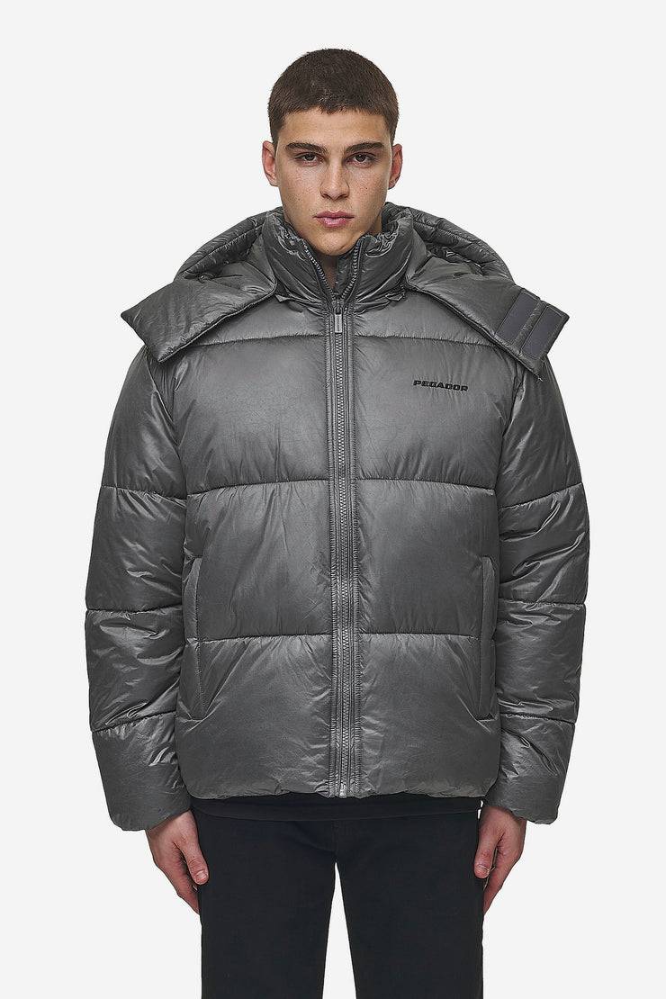 Pegador Marten Vintage Puffer Jacket Anthracite Fabrikverkauf