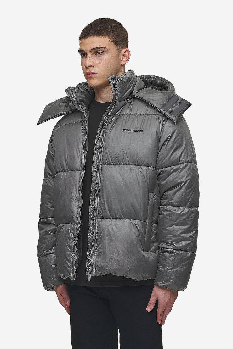 Pegador Marten Vintage Puffer Jacket Anthracite Fabrikverkauf