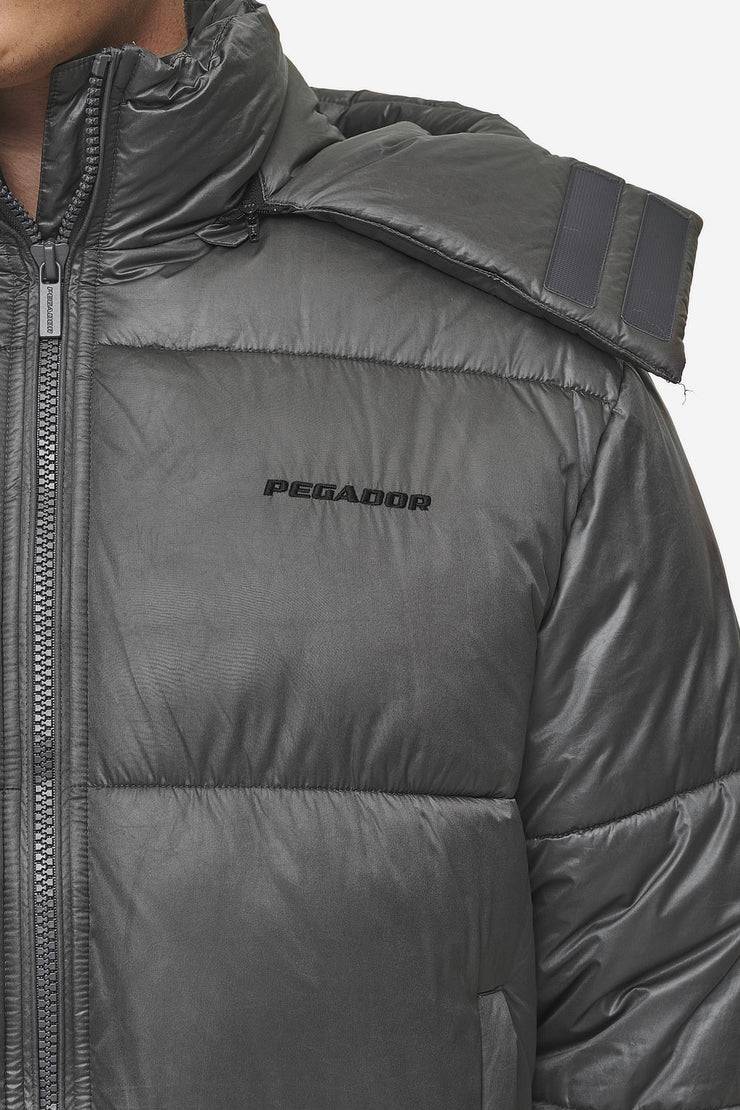 Pegador Marten Vintage Puffer Jacket Anthracite Fabrikverkauf