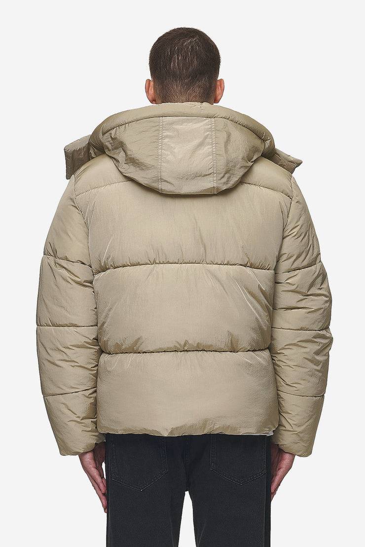 Pegador Marten Crushed Puffer Jacket Beige Meist gekauft