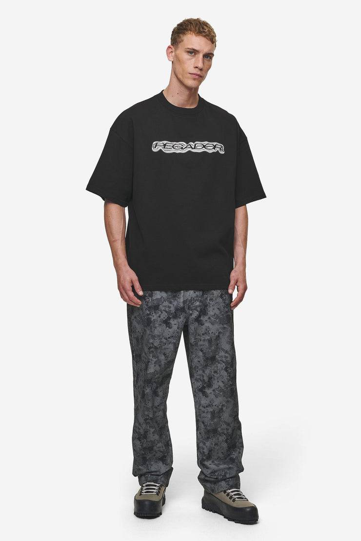 Pegador Rector Wide Pants Anthracite Black Kostenloser Versand
