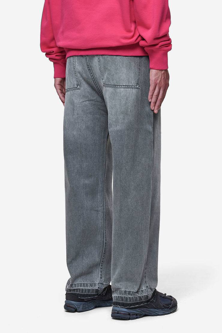 Pegador Barrow Wide Baggy Jeans Washed Anthracite Fabrik Onlineshop