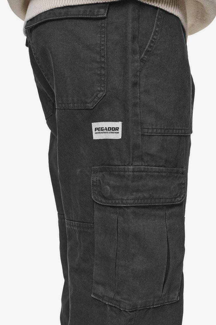 Pegador Risley Cargo Pants Dark Grey Black Friday
