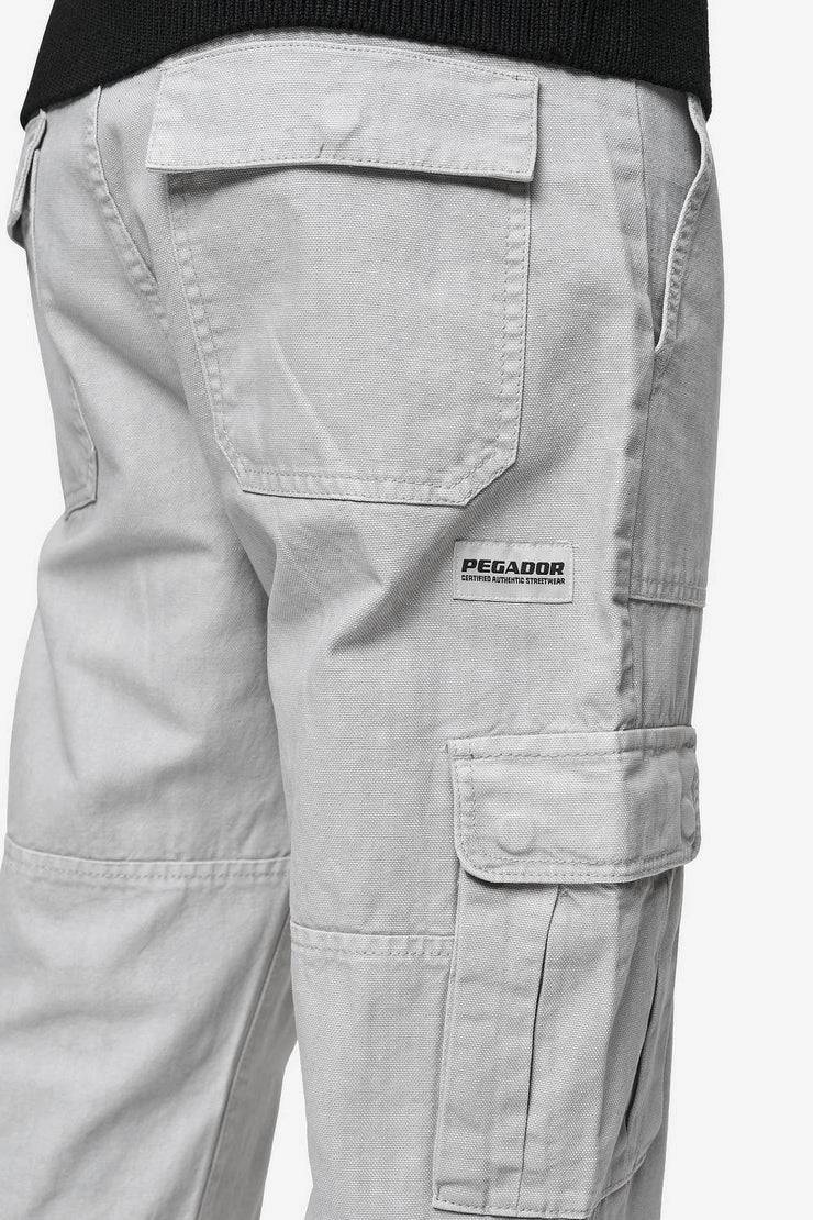 Pegador Risley Cargo Pants Light Grey Osterangebot