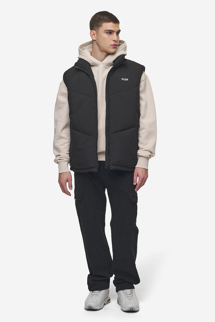 Pegador Leddy Oversized Puffer Vest Black Saisonale Angebote