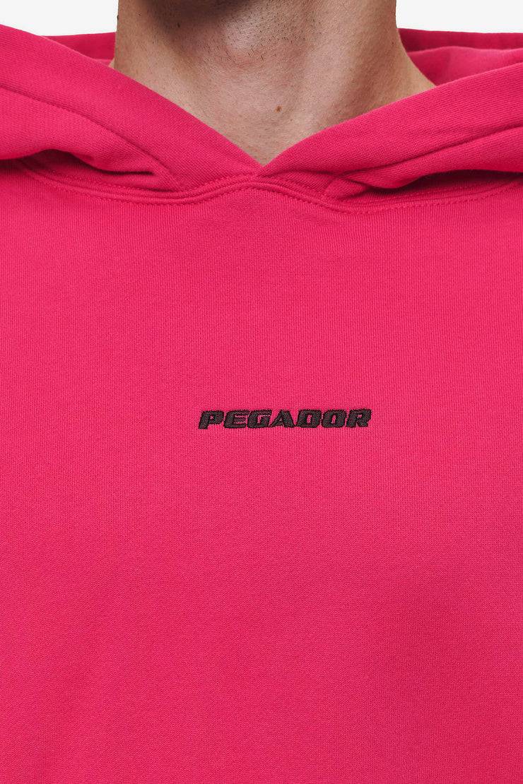 Pegador Logo Boxy Hoodie Washed Virtual Pink Bis zu 60% Rabatt