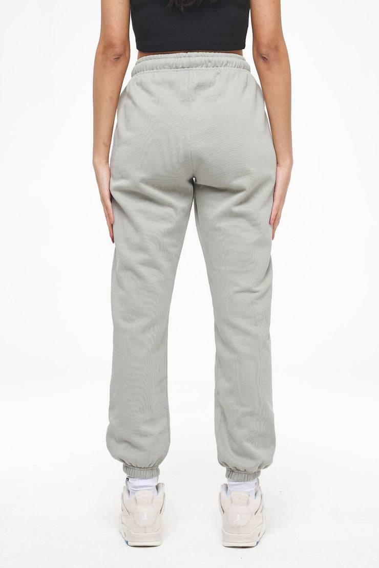 Pegador Grace High Waisted Sweat Pants Vintage Washed Quiet Gray Super Rabatt