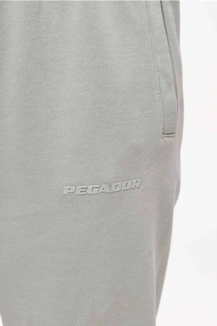 Pegador Grace High Waisted Sweat Pants Vintage Washed Quiet Gray Super Rabatt