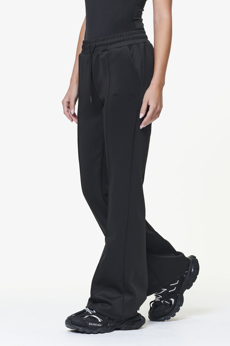 Pegador Clair Flared Track Pants Black 50% Rabatt mit kostenlosem Versand