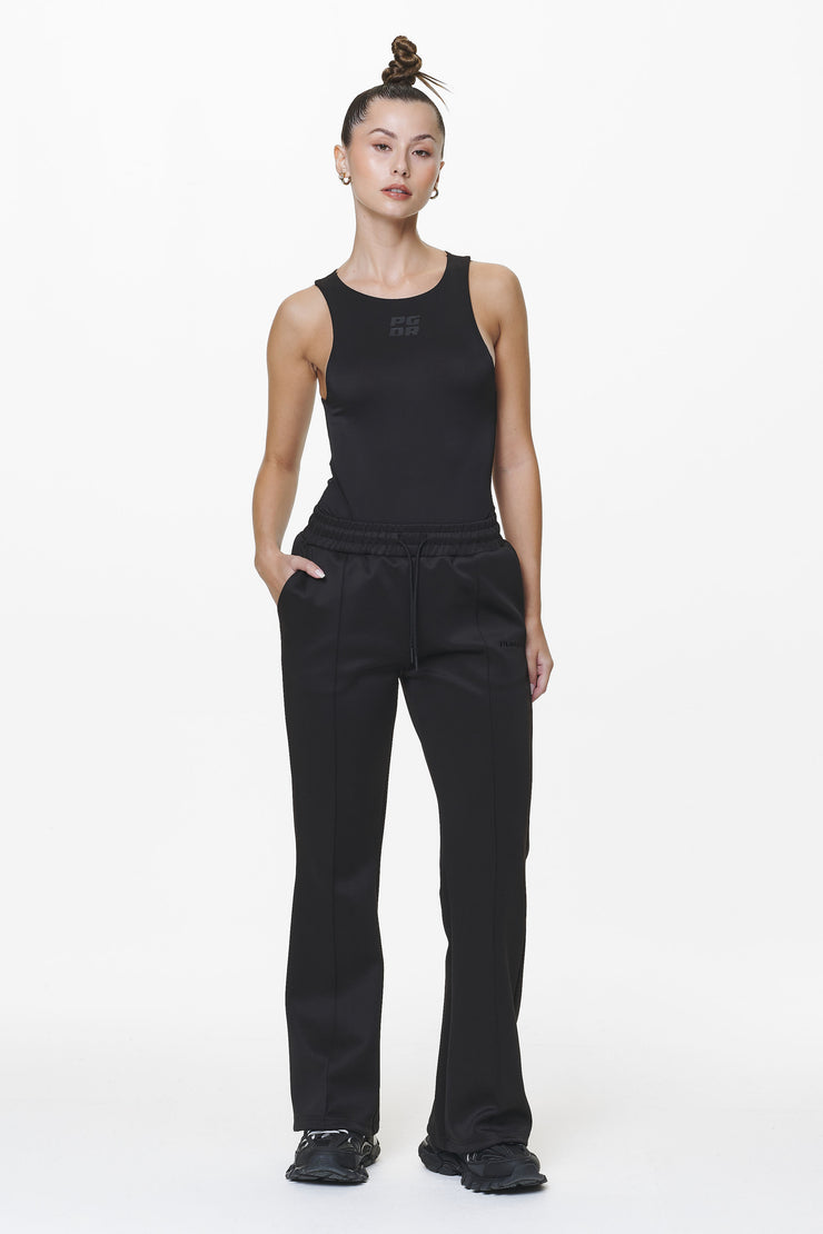 Pegador Clair Flared Track Pants Black 50% Rabatt mit kostenlosem Versand