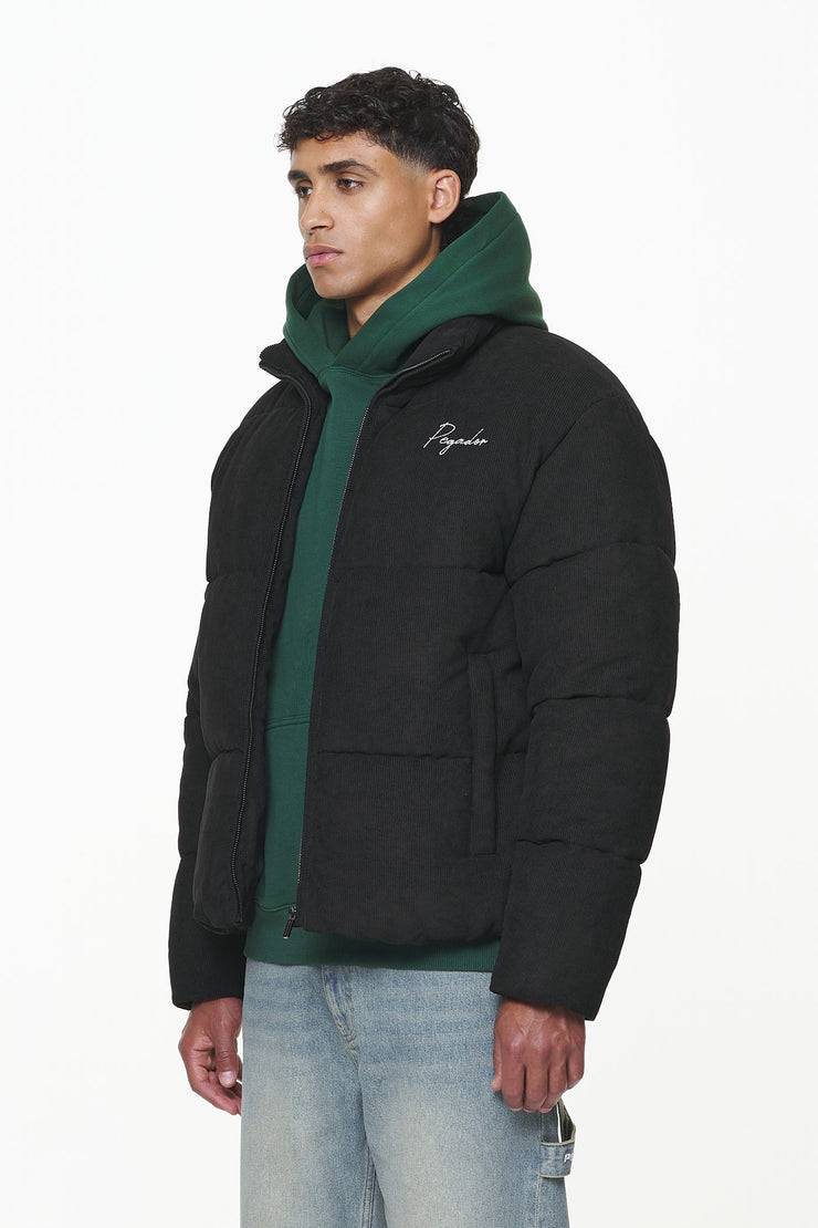 Pegador Sundre Cord Puffer Jacket Black Black Friday Preise