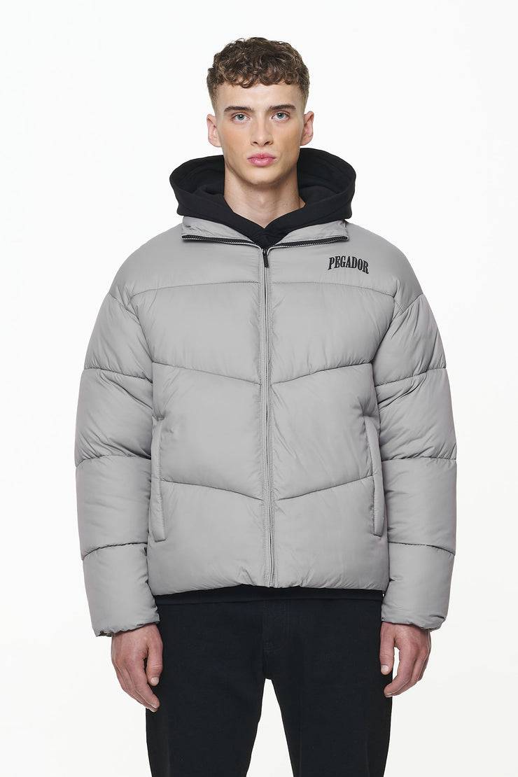 Pegador Spiller Puffer Jacket Rock Grey Im Verkauf