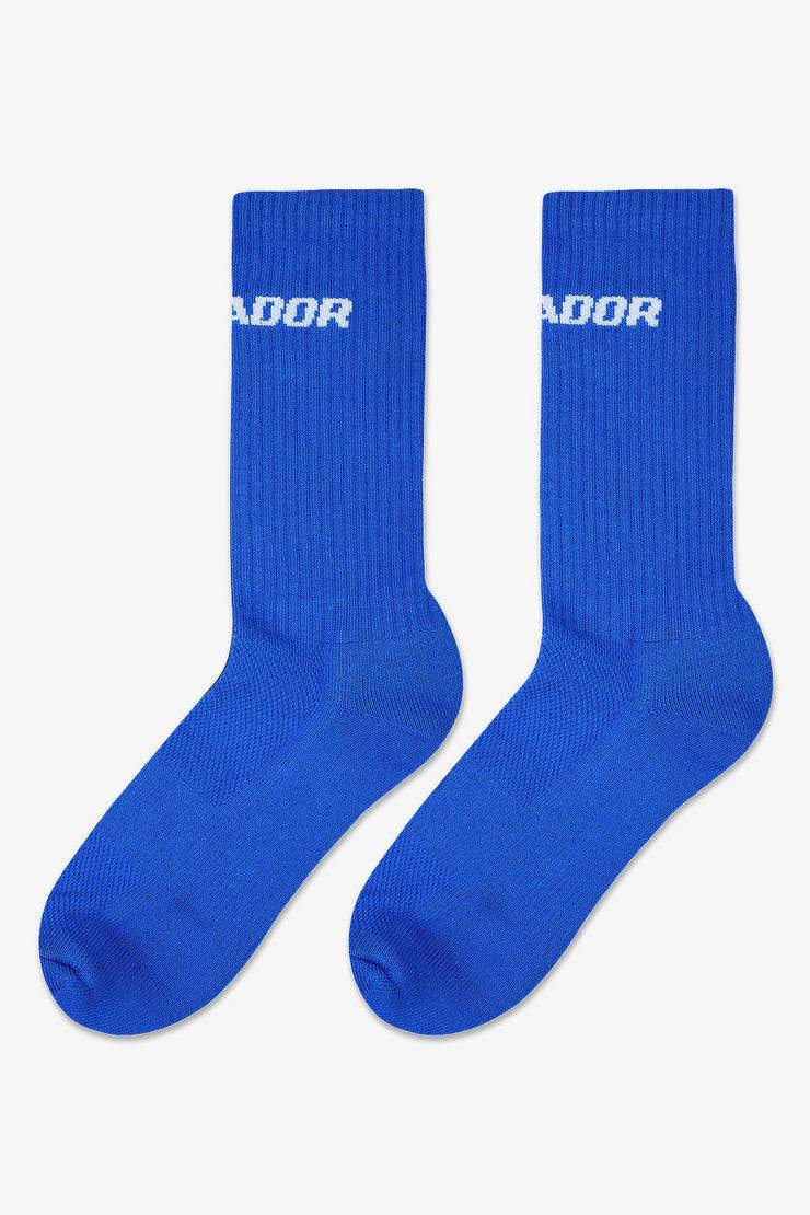 Pegador Logo Socks Deep Blue White 2025
