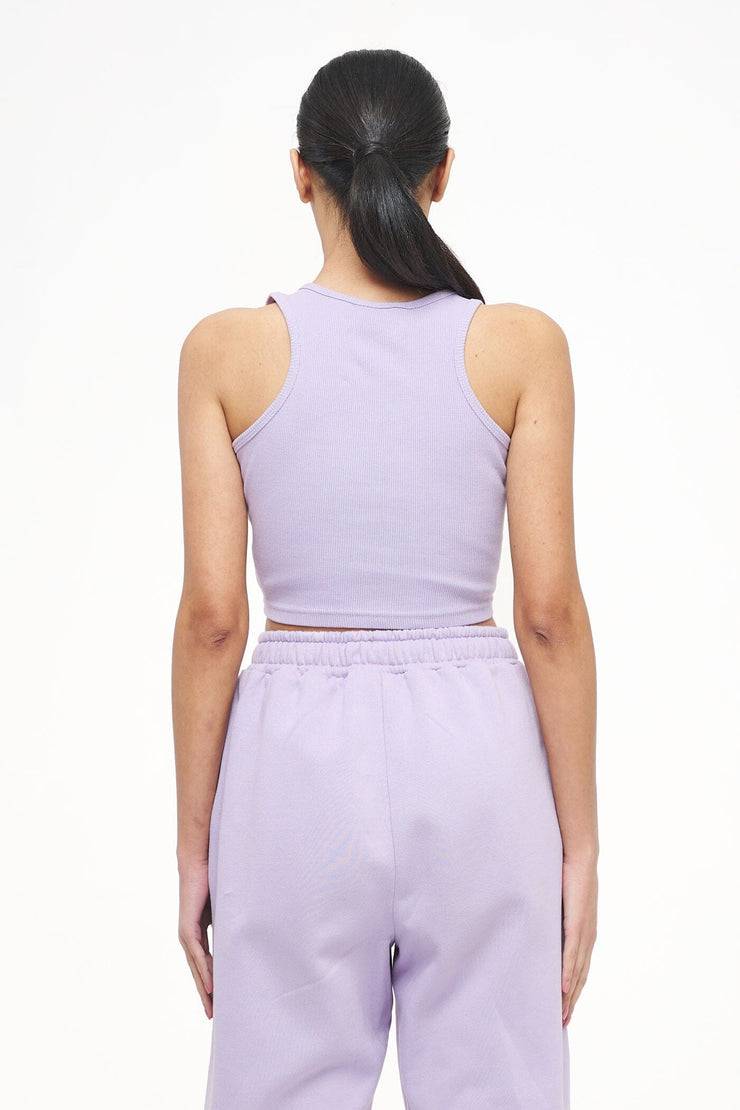 Pegador Ayla Crop Top Vintage Washed Purple Paste Rabatt