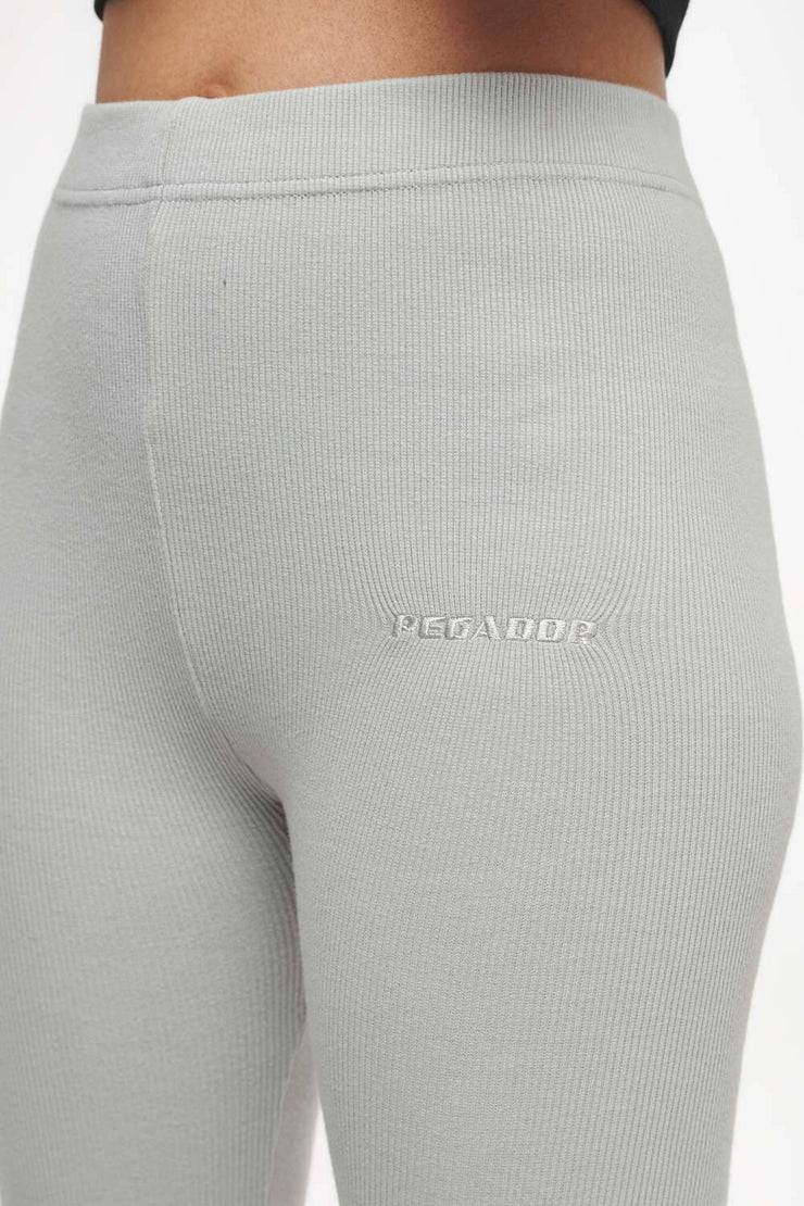Pegador Jill Rib Leggings Vintage Washed Quiet Gray Flash Sale