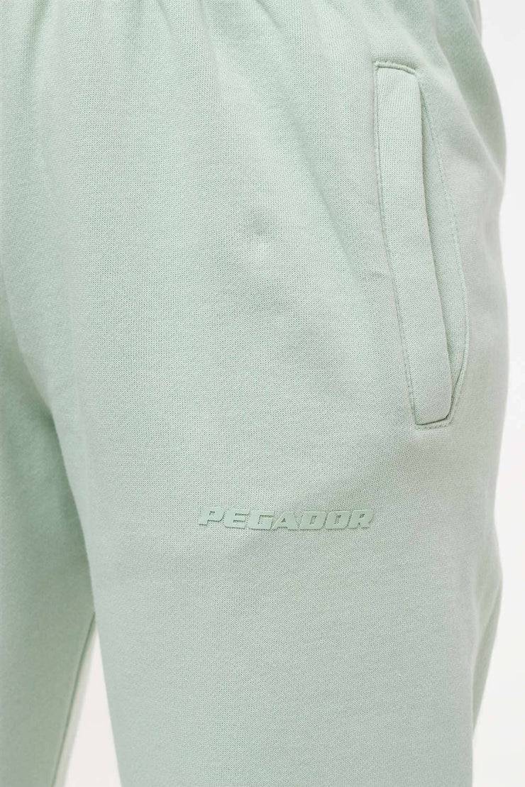 Pegador Grace High Waisted Sweat Pants Vintage Washed Milky Green Gum Cyber Monday