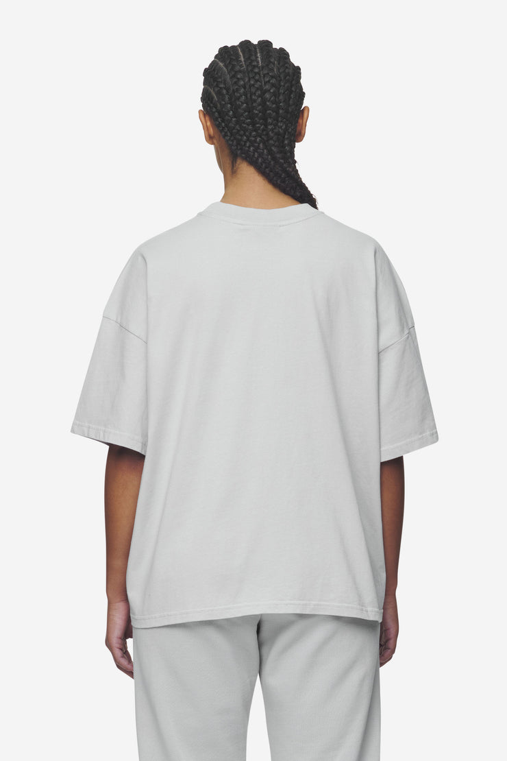Pegador Bracy Heavy Oversized Tee Washed Sky Grey White Gum Lagerräumung