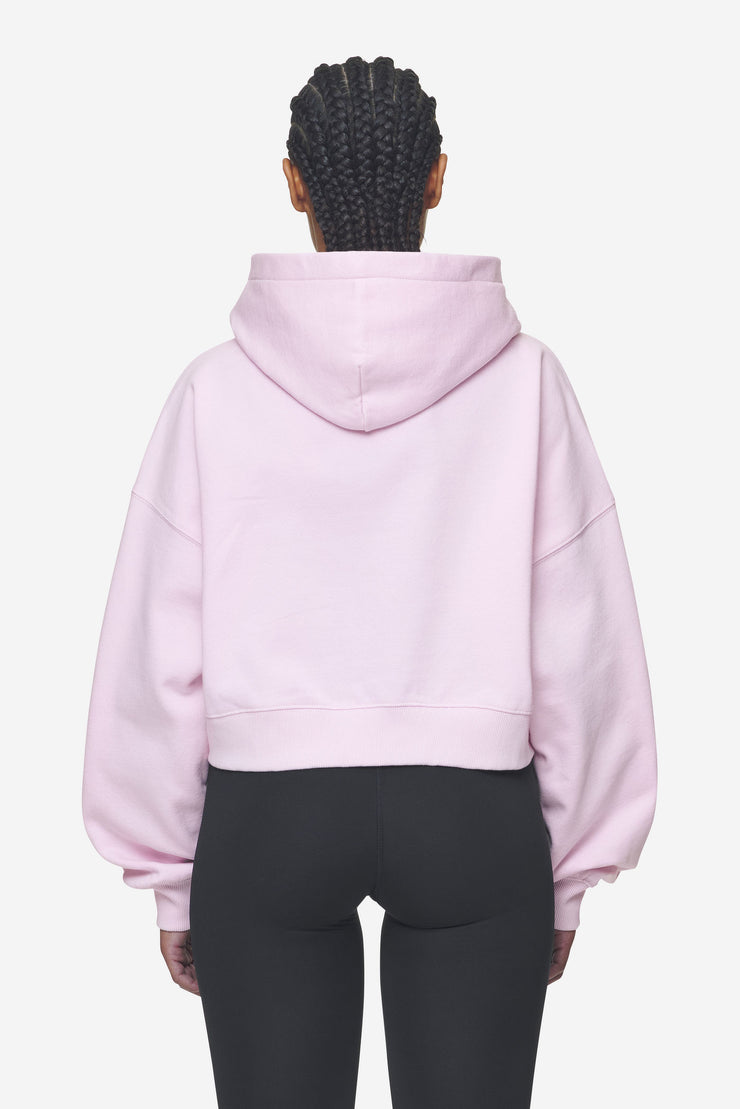 Pegador Salita Oversized Cropped Hoodie Washed Bubblegum White Gum Neueste Mode