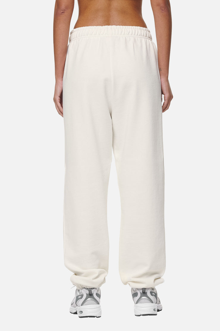 Pegador Villa High Waisted Sweat Pants Washed Coconut Milk Black Gum Bestseller