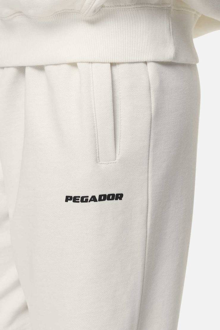 Pegador Villa High Waisted Sweat Pants Washed Coconut Milk Black Gum Bestseller