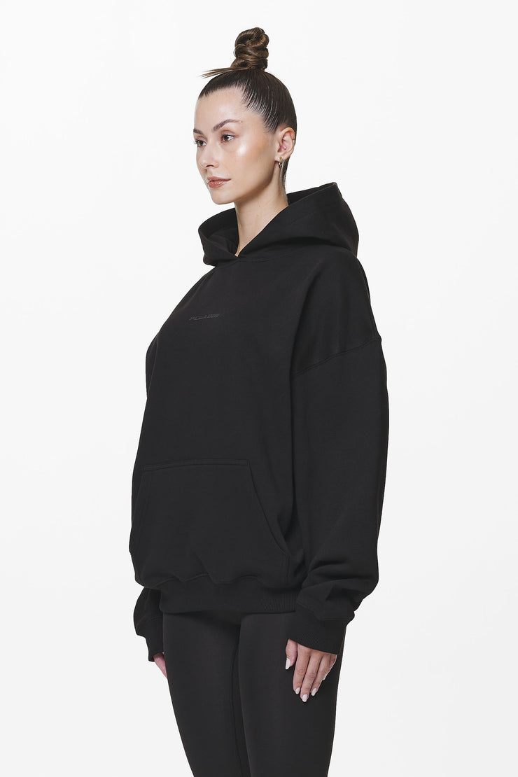 Pegador Clarita Logo Oversized Hoodie Black Gum Tägliche Deals