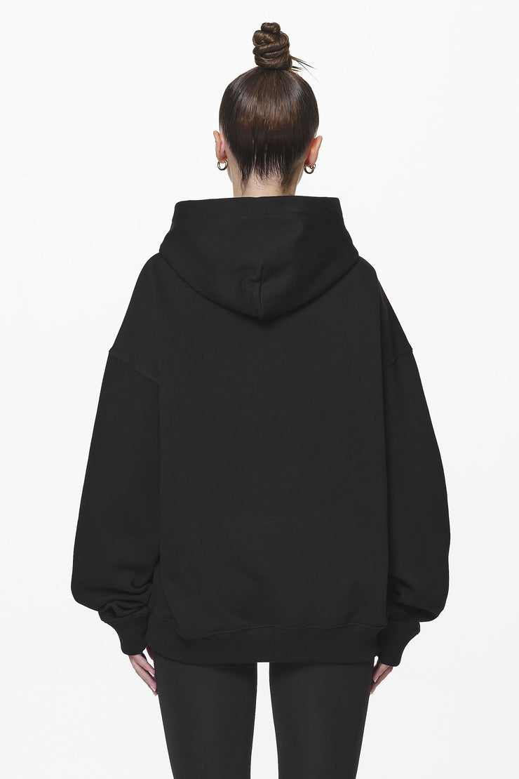 Pegador Clarita Logo Oversized Hoodie Black Gum Tägliche Deals