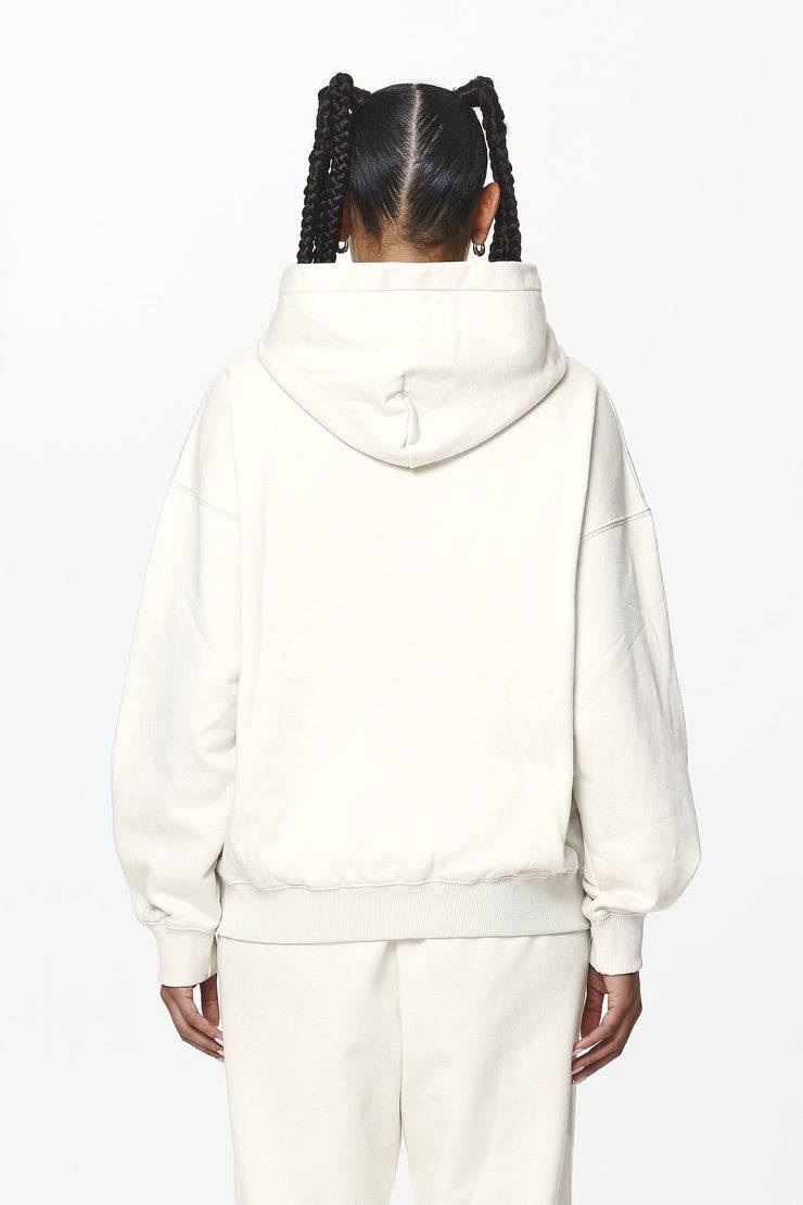 Pegador Clarita Logo Oversized Hoodie Washed Salty Cream Gum Kostenlose Rückgabe