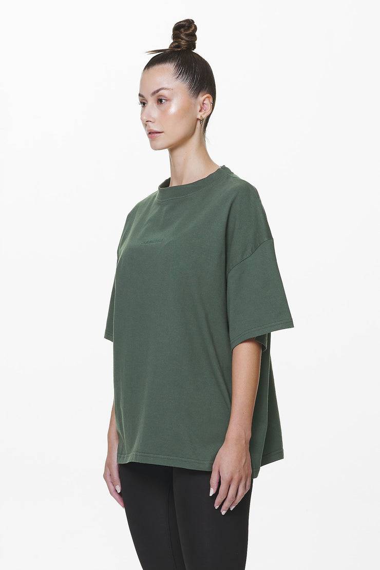 Pegador Bel Air Heavy Oversized Tee Washed Sage Green Gum Letzter Tag