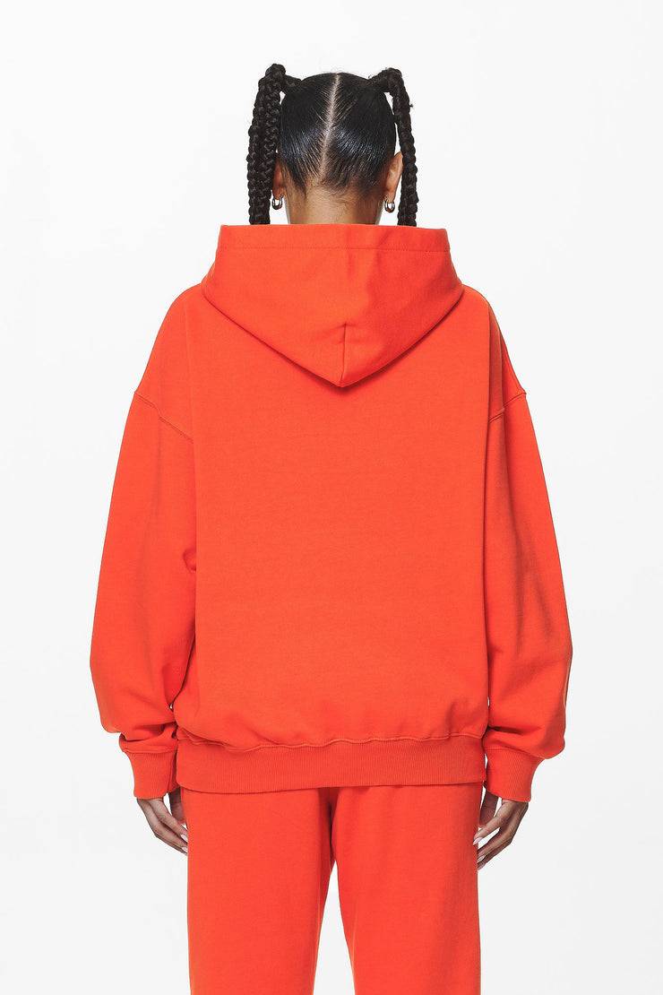 Pegador Clarita Logo Oversized Hoodie Washed Signal Red Gum Bis zu 60% Rabatt