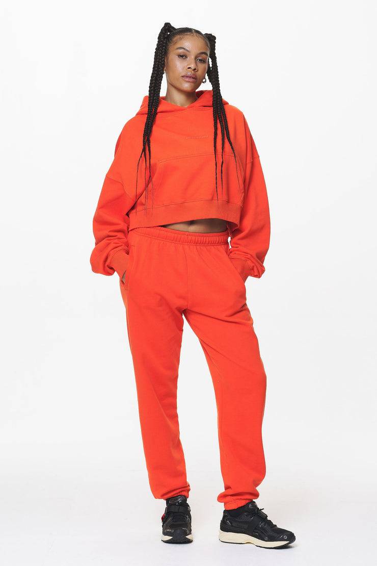 Pegador Salita Oversized Cropped Hoodie Washed Signal Red Gum Bis zu 65% Rabatt