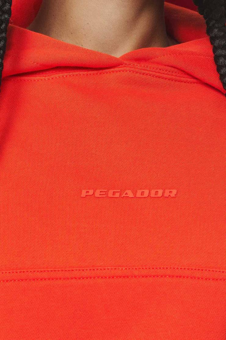 Pegador Salita Oversized Cropped Hoodie Washed Signal Red Gum Bis zu 65% Rabatt