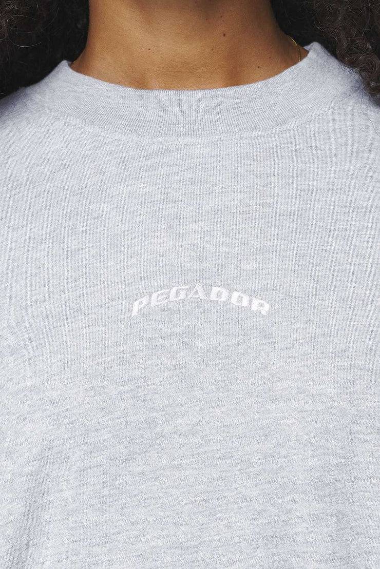 Pegador Thames Heavy Oversized Tee Grey Melange Discount Store für neue Produkte