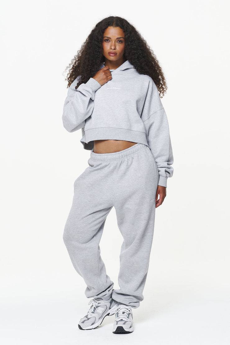 Pegador Durward High Waisted Sweat Pants Grey Melange Nur noch ein Tag übrig