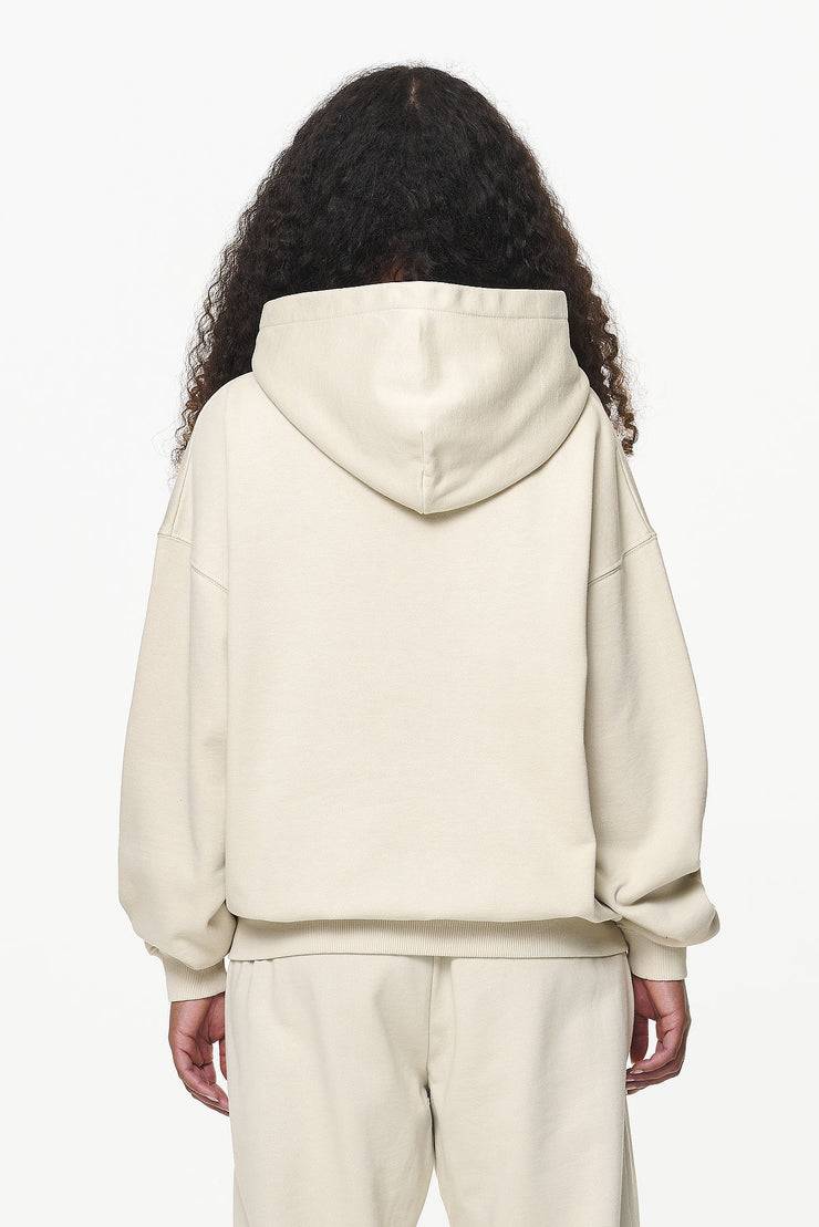 Pegador Camberwell Logo Oversized Hoodie Vintage Washed Bone White Super Rabatt