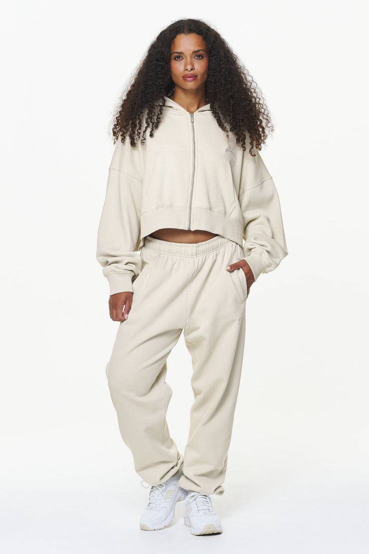 Pegador Durward High Waisted Sweat Pants Vintage Washed Bone White 50% Rabatt mit kostenlosem Versand
