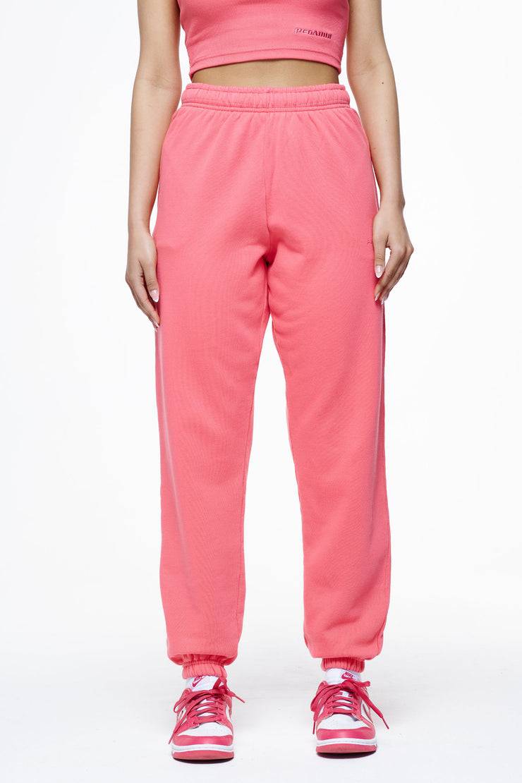 Pegador Villa High Waisted Sweat Pants Vintage Washed Strawberry Gum Begrenzt auf 3 Tage