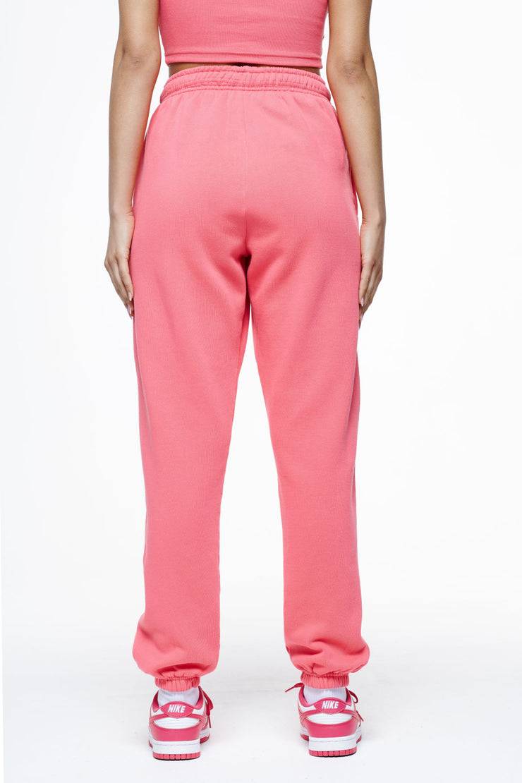 Pegador Villa High Waisted Sweat Pants Vintage Washed Strawberry Gum Begrenzt auf 3 Tage