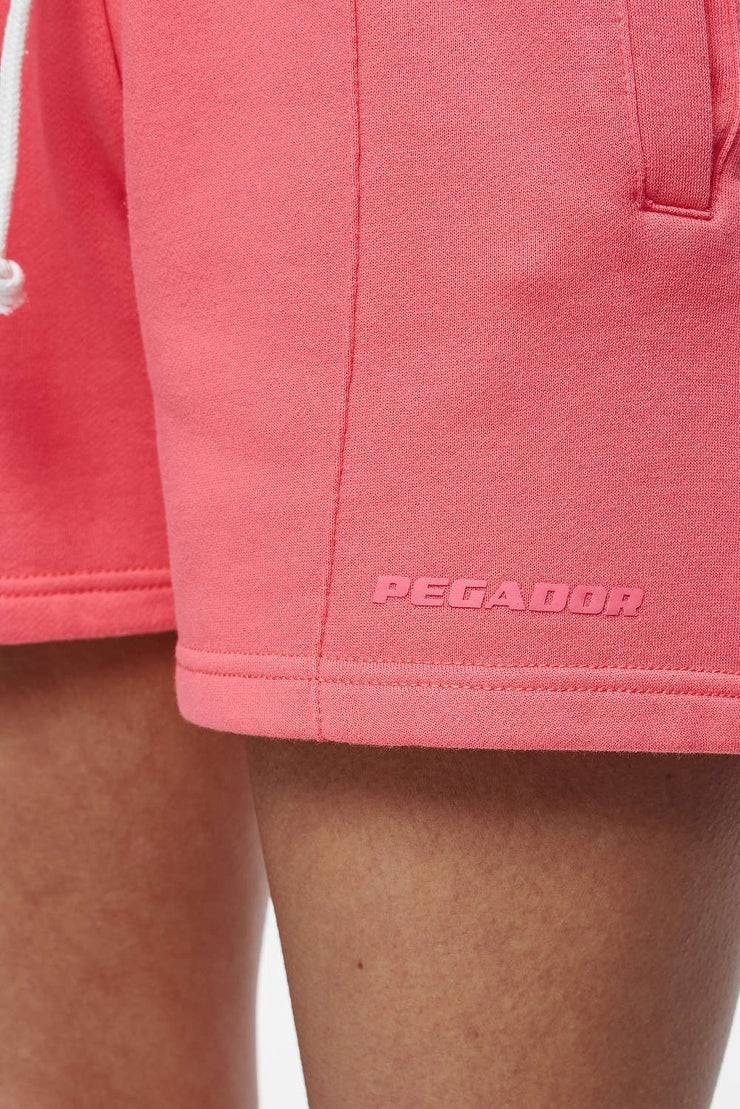 Pegador Umbria High Waisted Shorts Vintage Washed Strawberry Gum Black Friday Preise