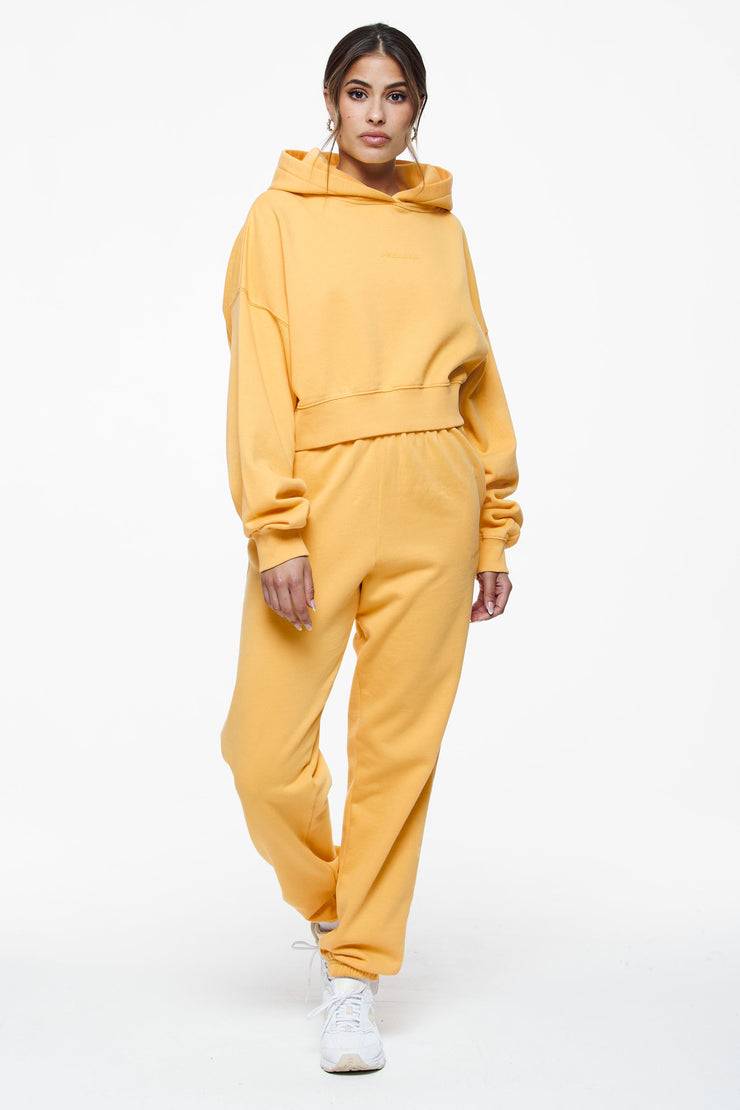 Pegador Villa High Waisted Sweat Pants Vintage Washed Golden Sun Gum 2025