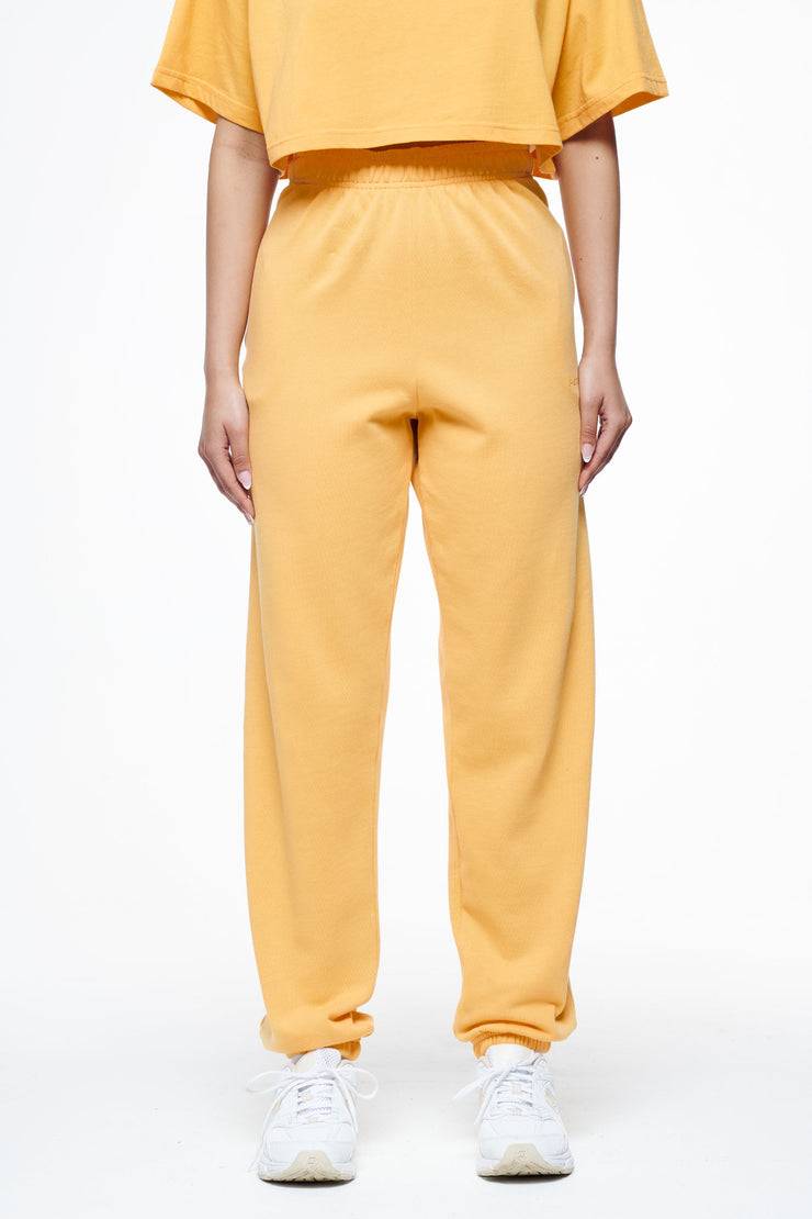 Pegador Villa High Waisted Sweat Pants Vintage Washed Golden Sun Gum 2025