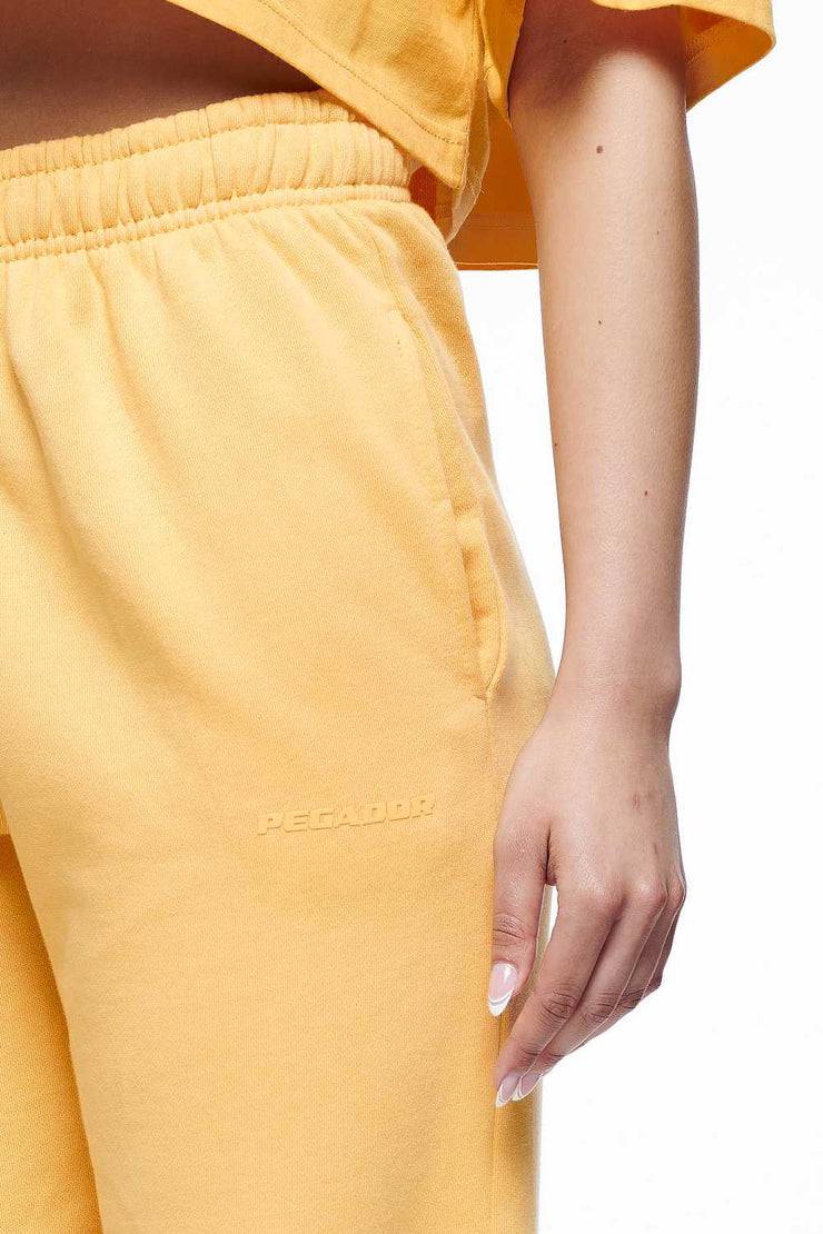 Pegador Villa High Waisted Sweat Pants Vintage Washed Golden Sun Gum 2025