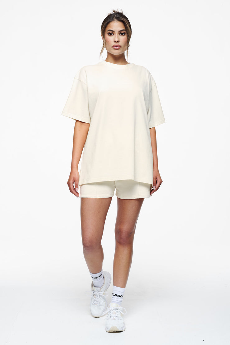 Pegador Bel Air Heavy Oversized Tee Vintage Washed Unbleached Gum Günstiger Verkauf