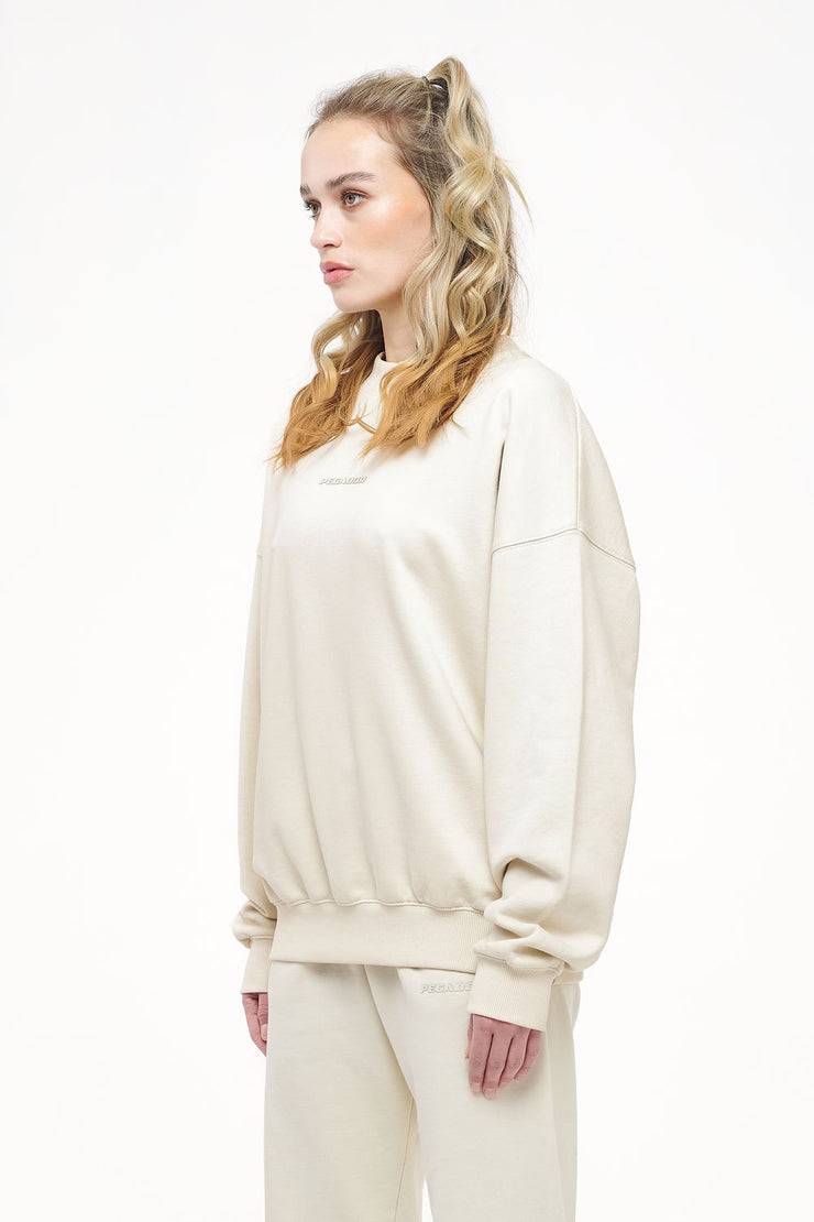 Pegador Bay Oversized Sweater Vintage Washed Angels Cream Gum Versandkostenfrei