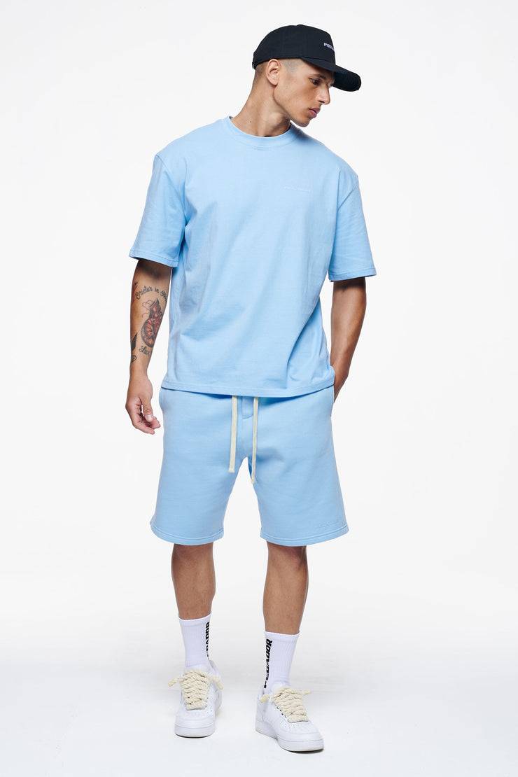 Pegador Logo Oversized Tee Vintage Washed Riviera Blue Gum Exklusivangebot