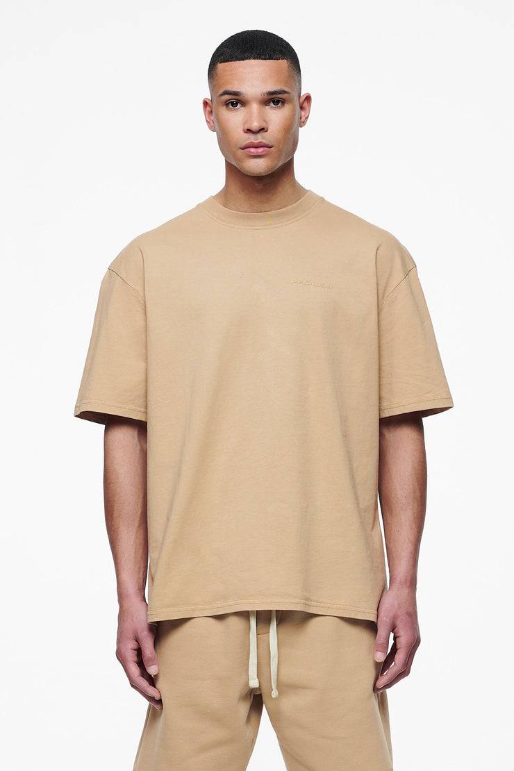 Pegador Logo Oversized Tee Vintage Washed Espresso Gum Saisonschlussverkauf