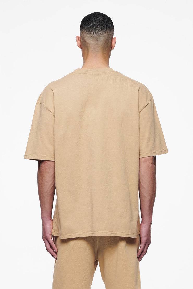 Pegador Logo Oversized Tee Vintage Washed Espresso Gum Saisonschlussverkauf