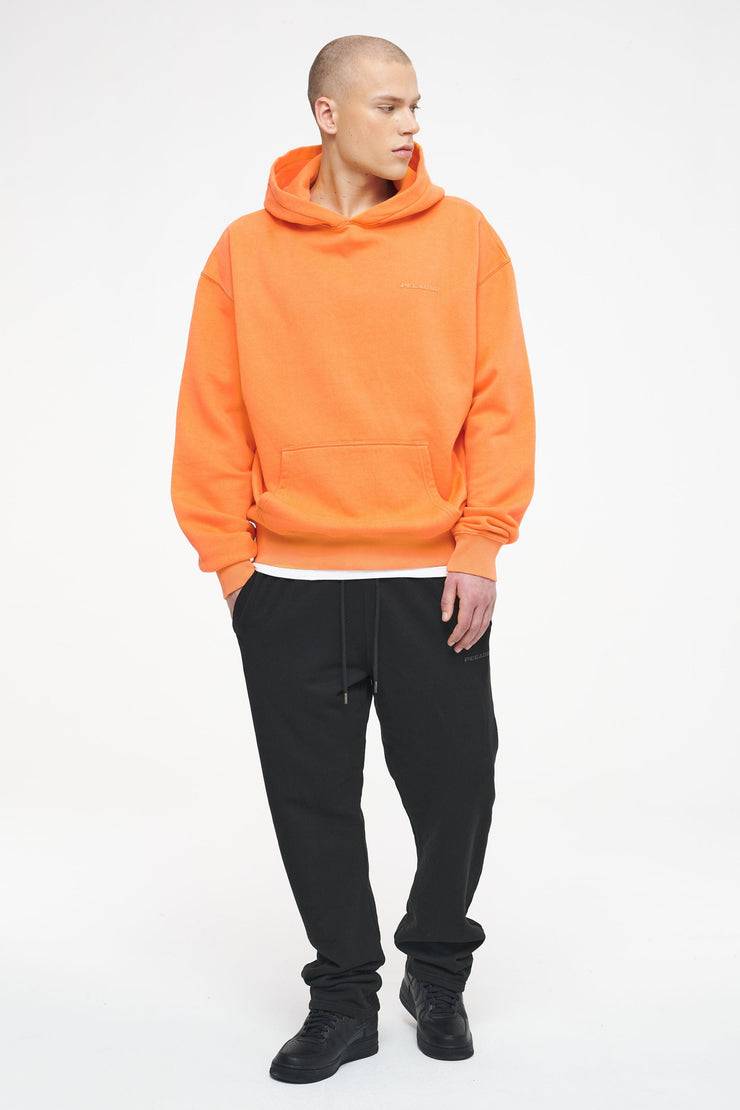 Pegador Logo Oversized Hoodie Vintage Washed Sunrise Orange Gum Jubiläumsangebot